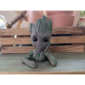 Baby Groot Flower Pot Planter Succulent Heart Guardians Of The Galaxy